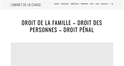 Desktop Screenshot of delachaise-avocat.fr